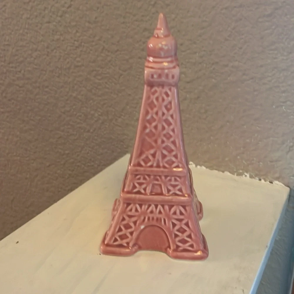 Pink Eiffel Tower Paris Ceramic Room Decor Coquette Fench Girly - Picture 4 of 9